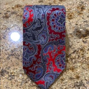 Zegna Multicolored Paisley Necktie